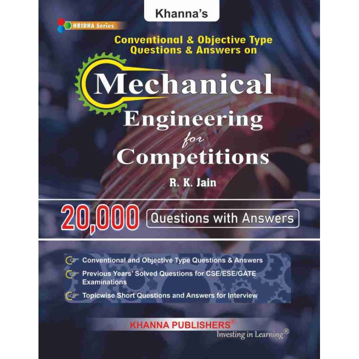 Conventional & Objective Type Questions & Answers on Mechanical Engineering for Competitions (with Guidelines to Interview Preparation and Sample Interviews)